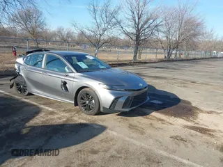 2025 Toyota Camry LE with VIN 4T1DAACK4SU551783, listed as a IAAI auction lot 41527698 with Not Provided miles and . Bid and sale history available at DreamBid. Image 1.