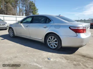 2008 Lexus LS 460 LWB with VIN JTHGL46F185026449, listed as a Copart auction lot 46599655 with 179,392 mi miles and Salvage Title. Bid and sale history available at carsss.com. Image 2.