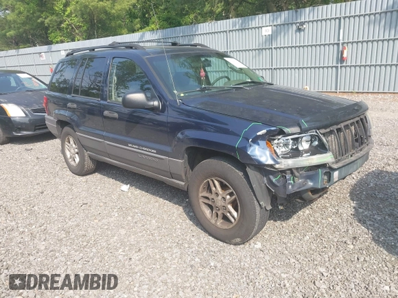 2004 Jeep Grand Cherokee Laredo with VIN 1J4GW48NX4C405558, listed as a IAAI auction lot 42440639 with 197,457 mi miles and . Bid and sale history available at DreamBid. Image 1.