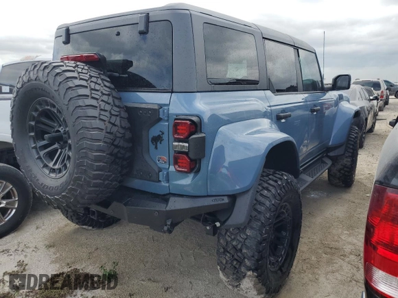 2023 Ford Bronco Raptor with VIN 1FMEE5JR7PLB79692, listed as a Copart auction lot 74881474 with 862 mi miles and Salvage Title. Bid and sale history available at carsss.com. Image 3.