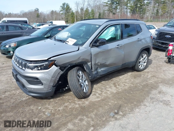 2023 Jeep Compass Latitude Lux с VIN 3C4NJDFN4PT558945, выставлен на аукционе IAAI как лот 41855576 с пробегом 9 375 миль миль и . История ставок и продаж доступна на DreamBid. Изображение 22.