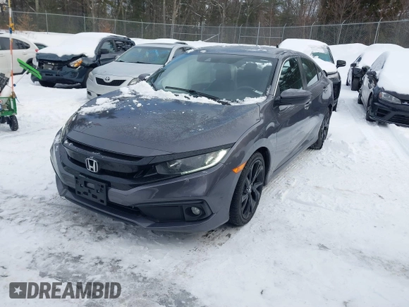 2020 Honda Civic Sedan Sport with VIN 19XFC2F80LE211785, listed as a IAAI auction lot 41557018 with 110,926 mi miles. Bid and sale history available at carsss.com. Image 17.