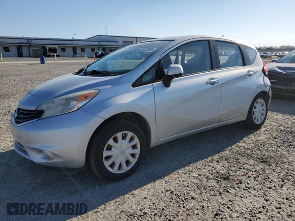 2014 Nissan Note S with VIN 3N1CE2CP5EL383305, listed as a Copart auction lot 50402565 with 72,424 mi miles and Salvage Title. Bid and sale history available at DreamBid. Image 1.