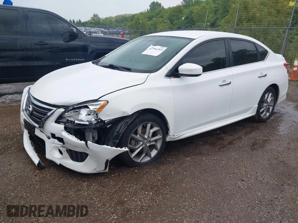 2014 Nissan Sentra SV with VIN 3N1AB7AP8EY249035, listed as a IAAI auction lot 42366263 with 94,898 mi miles and . Bid and sale history available at DreamBid. Image 2.