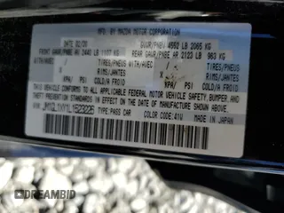 2020 Mazda 6 Signature with VIN JM1GL1XY1L1523226, listed as a Copart auction lot 89273905 with 37,353 mi miles and Salvage Title. Bid and sale history available at DreamBid. Image 14.