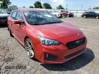 2018 Subaru Impreza Sport with VIN 4S3GTAK68J3739601, listed as a Copart auction lot 54931392 with 0 mi miles. Bid and sale history available at carsss.com. Image 1.