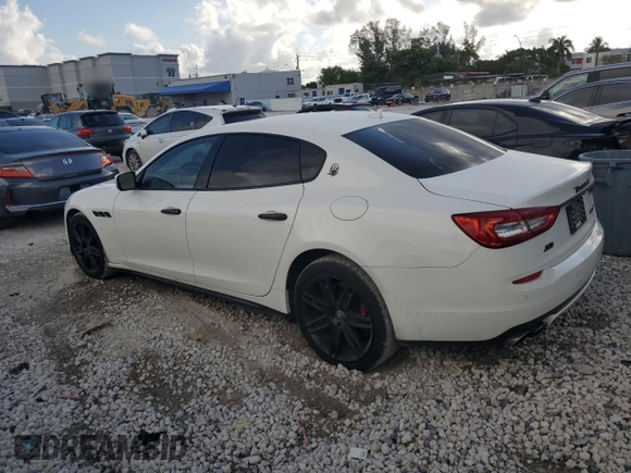 2014 Maserati Quattroporte S Q4 z VIN ZAM56RRA6E1097495, wystawiony jako Copart lot #56011895 z przebiegiem 98 369 mil mil oraz Czysty tytuł • Clean title. Historia ofert i sprzedaży dostępna na DreamBid. Obrazek 2.