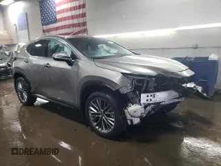 2022 Lexus NX 350h Luxury with VIN 2T2HKCEZ1NC006369, listed as a Copart auction lot 45642745 with 34,313 mi miles and Salvage Title. Bid and sale history available at DreamBid. Image 4.