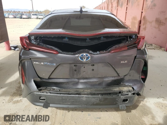 2020 Toyota Prius LE with VIN JTDKARFP3L3158396, listed as a Copart auction lot 47314445 with 156,664 mi miles and Salvage title. Bid and sale history available at DreamBid. Image 6.