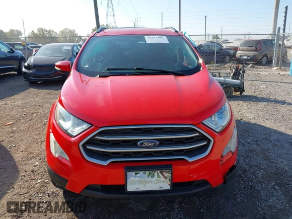 2018 Ford EcoSport SE with VIN MAJ6P1UL3JC209576, listed as a IAAI auction lot 40361996 with 53,984 mi miles. Bid and sale history available at carsss.com. Image 12.