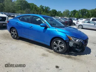 2023 Nissan Sentra SV with VIN 3N1AB8CV1PY264156, listed as a Copart auction lot 53453585 with 47,567 mi miles and Salvage Title. Bid and sale history available at DreamBid. Image 4.
