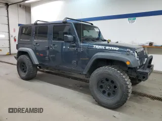 2008 Jeep Wrangler Unlimited Rubicon with VIN 1J4GA69198L591203, listed as a Copart auction lot 45772815 with 109,708 mi miles and Salvage Title. Bid and sale history available at carsss.com. Image 4.