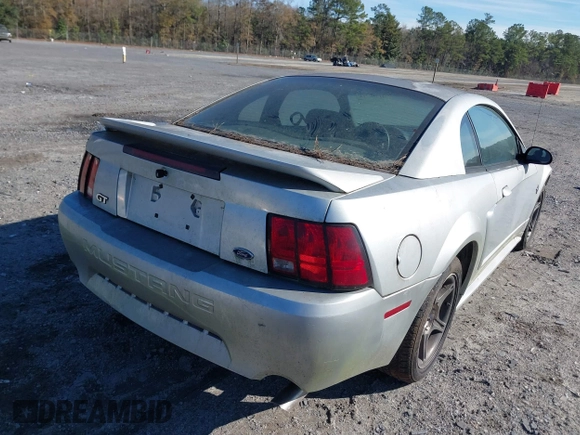 1999 Ford Mustang GT with VIN 1FAFP42X8XF123307, listed as a IAAI auction lot 41388711 with 187,215 mi miles. Bid and sale history available at carsss.com. Image 4.