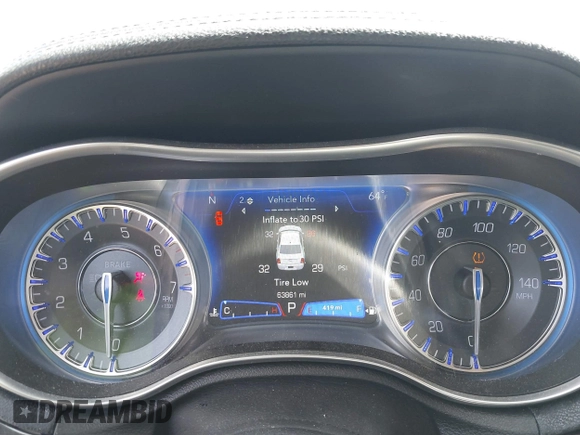 2019 Chrysler 300 Limited with VIN 2C3CCAKG3KH586622, listed as a IAAI auction lot 42050999 with 63,861 mi miles. Bid and sale history available at carsss.com. Image 7.