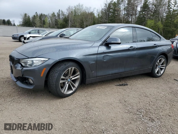 2015 BMW 4 Series 428i xDrive with VIN WBA4A7C5XFD413329, listed as a Copart auction lot 56034905 with 167,816 mi miles and Clean title. Bid and sale history available at DreamBid. Image 1.