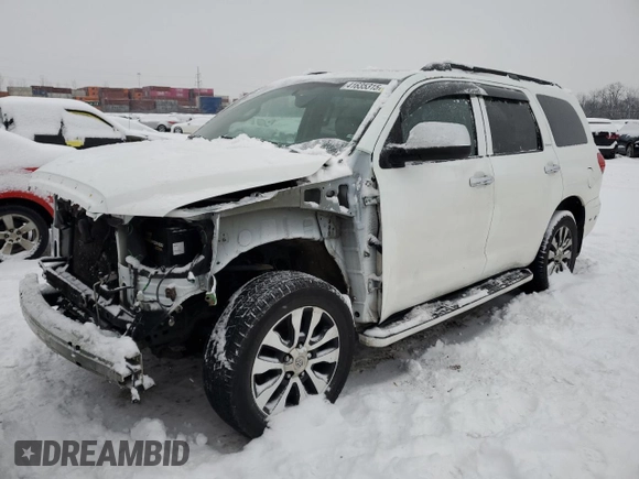 2010 Toyota Sequoia Ltd with VIN 5TDJW5G19AS028120, listed as a Copart auction lot 41635315 with 213,883 mi miles and Salvage Title. Bid and sale history available at carsss.com. Image 1.