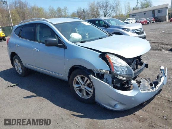 2015 Nissan Rogue S with VIN JN8AS5MV5FW259336, listed as a IAAI auction lot 42101729 with 69,780 mi miles and . Bid and sale history available at DreamBid. Image 1.
