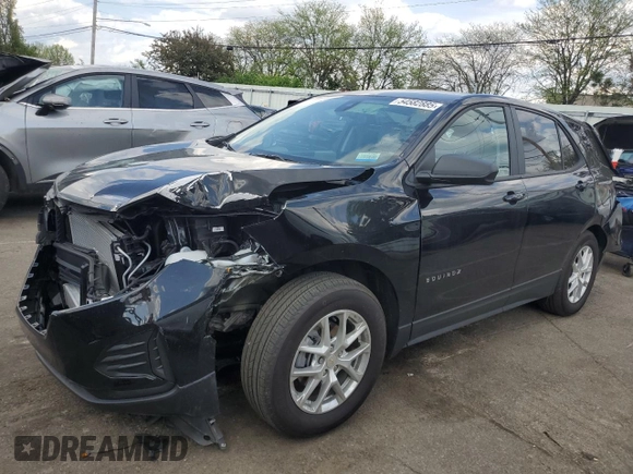 2024 Chevrolet Equinox LS with VIN 3GNAXHEGXRL366401, listed as a Copart auction lot 54582885 with 3,779 mi miles and Clean Title. Bid and sale history available at DreamBid. Image 1.