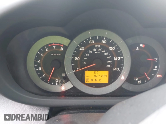 2009 Toyota RAV4 Sport with VIN JTMBF32V99D014423, listed as a IAAI auction lot 42604946 with 164,190 mi miles and . Bid and sale history available at DreamBid. Image 7.