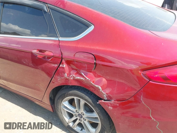 2018 Ford Fusion SE with VIN 3FA6P0HD4JR200691, listed as a IAAI auction lot 41792959 with 109,534 mi miles. Bid and sale history available at carsss.com. Image 17.