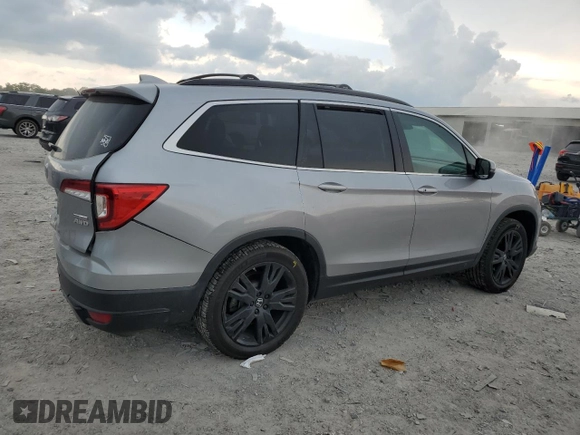 2022 Honda Pilot Special Edition with VIN 5FNYF6H28NB062393, listed as a Copart auction lot 62849025 with 81,565 mi miles and Salvage title. Bid and sale history available at DreamBid. Image 3.