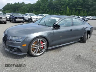 2017 Audi S7 Premium Plus with VIN WAUWFAFCXHN124918, listed as a Copart auction lot 60565503 with 0 mi miles. Bid and sale history available at carsss.com. Image 1.
