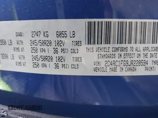 2018 Chrysler Pacifica Touring Plus with VIN 2C4RC1FG9JR228594, listed as a IAAI auction lot 42298327 with 85,685 mi miles and . Bid and sale history available at DreamBid. Image 9.