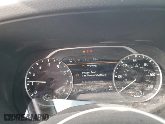 2022 Nissan Frontier SV with VIN 1N6ED1CM4NN682645, listed as a Copart auction lot 74834384 with 25,912 mi miles and Salvage title. Bid and sale history available at DreamBid. Image 9.