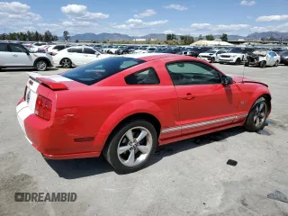 2006 Ford Mustang GT Deluxe with VIN 1ZVHT82H665221722, listed as a Copart auction lot 51848545 with 201,005 mi miles and Salvage Title. Bid and sale history available at carsss.com. Image 3.