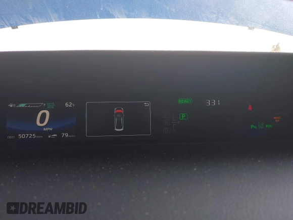 2019 Toyota Mirai with VIN JTDBVRBD0KA005792, listed as a IAAI auction lot 41447692 with 50,725 mi miles and . Bid and sale history available at carsss.com. Image 7.