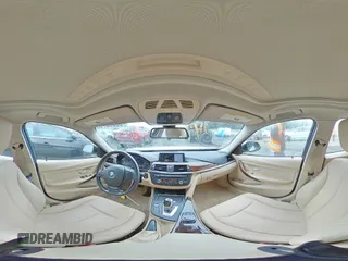 2014 BMW 3 Series 320i xDrive with VIN WBA3C3C51EF983592, listed as a Copart auction lot 60608765 with 195,061 mi miles and Salvage title. Bid and sale history available at DreamBid. Image 14.