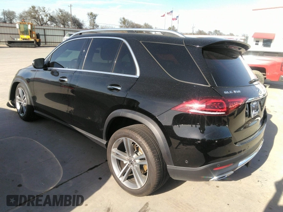 2022 Mercedes-Benz GLE 350 with VIN 4JGFB4KB0NA665343, listed as a IAAI auction lot 41709699 with 25,022 mi miles and . Bid and sale history available at DreamBid. Image 3.