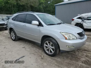 2009 Lexus RX 350 with VIN 2T2GK31UX9C072222, listed as a Copart auction lot 55920035 with 207,682 mi miles and Clean Title. Bid and sale history available at DreamBid. Image 4.