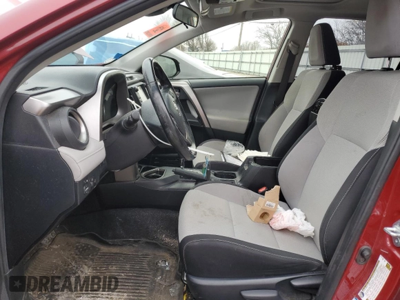2018 Toyota RAV4 XLE with VIN JTMRFREV6JD233356, listed as a Copart auction lot 44265935 with 76,226 mi miles and Salvage Title. Bid and sale history available at DreamBid. Image 7.
