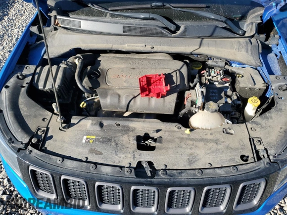 2021 Jeep Compass 80th Anniversary with VIN 3C4NJDEB0MT539277, listed as a Copart auction lot 83716994 with 55,728 mi miles and Salvage title. Bid and sale history available at DreamBid. Image 11.