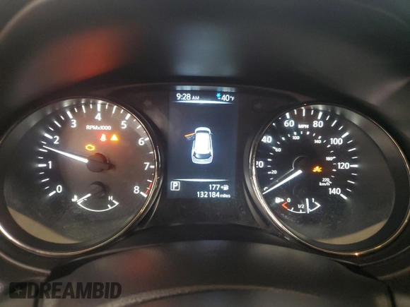 2017 Nissan Rogue S with VIN JN8AT2MV6HW275639, listed as a Copart auction lot 57153465 with 132,184 mi miles and Salvage title. Bid and sale history available at DreamBid. Image 9.