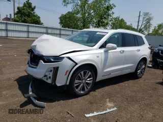 2020 Cadillac XT6 FWD Premium Luxury with VIN 1GYKPCRS4LZ132344, listed as a Copart auction lot 60595535 with 19,184 mi miles and Salvage title. Bid and sale history available at DreamBid. Image 1.