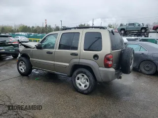 2007 Jeep Liberty Sport with VIN 1J4GL48K07W575218, listed as a Copart auction lot 53886375 with 187,317 mi miles and Salvage Title. Bid and sale history available at DreamBid. Image 2.