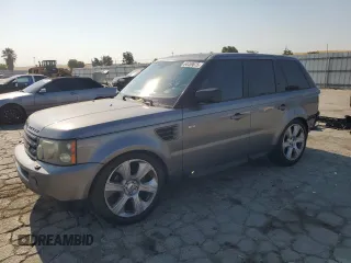 2007 Land Rover Range Rover Sport HSE with VIN SALSF25487A114890, listed as a Copart auction lot 64459075 with 153,288 mi miles and Salvage title. Bid and sale history available at DreamBid. Image 1.