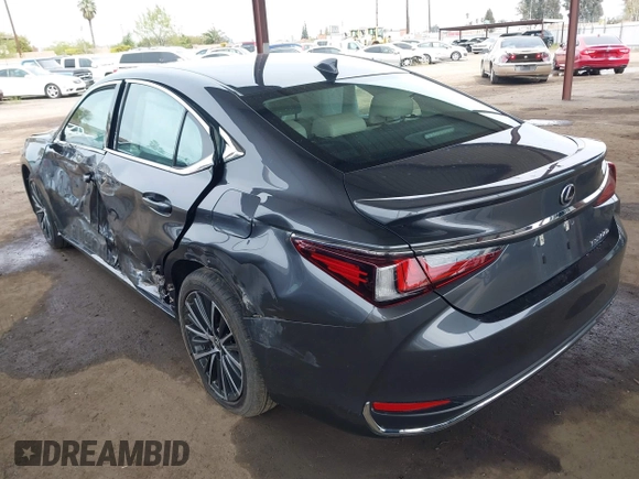 2024 Lexus ES with VIN 58ADA1C15RU050623, listed as a IAAI auction lot 41831176 with 4,463 mi miles. Bid and sale history available at carsss.com. Image 3.
