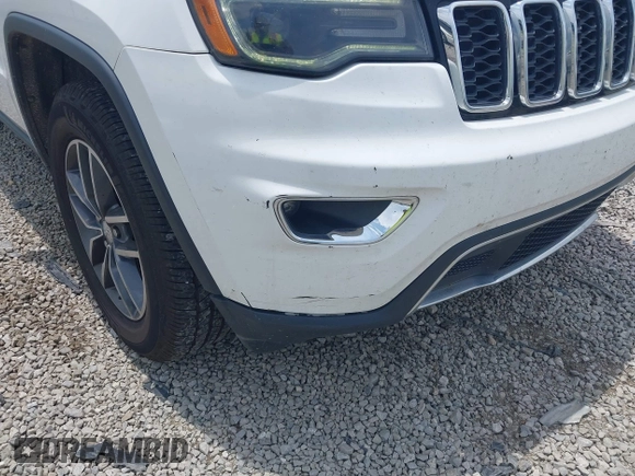 2017 Jeep Grand Cherokee Limited z VIN 1C4RJEBG4HC736087, wystawiony jako IAAI lot #42491605 z przebiegiem 150 465 mil mil oraz . Historia ofert i sprzedaży dostępna na DreamBid. Obrazek 6.