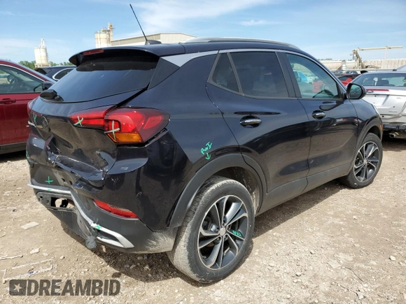 2021 Buick Encore GX Select with VIN KL4MMDS23MB132766, listed as a Copart auction lot 55040725 with 64,542 mi miles and Salvage title. Bid and sale history available at DreamBid. Image 3.