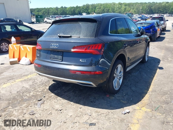 2018 Audi Q5 Premium Plus z VIN WA1BNAFYXJ2187762, wystawiony jako IAAI lot #42324210 z przebiegiem 44 407 mil mil oraz . Historia ofert i sprzedaży dostępna na DreamBid. Obrazek 4.