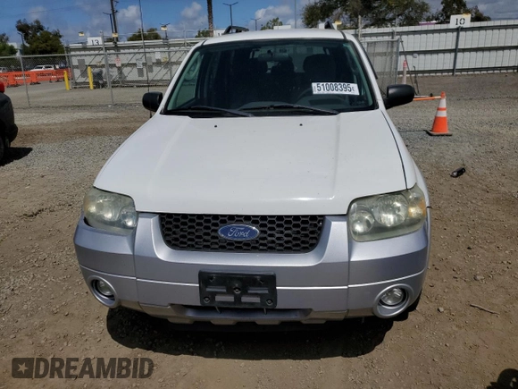 2007 Ford Escape Hybrid with VIN 1FMCU49H07KA54474, listed as a Copart auction lot 51008395 with 161,824 mi miles and Salvage Title. Bid and sale history available at carsss.com. Image 5.