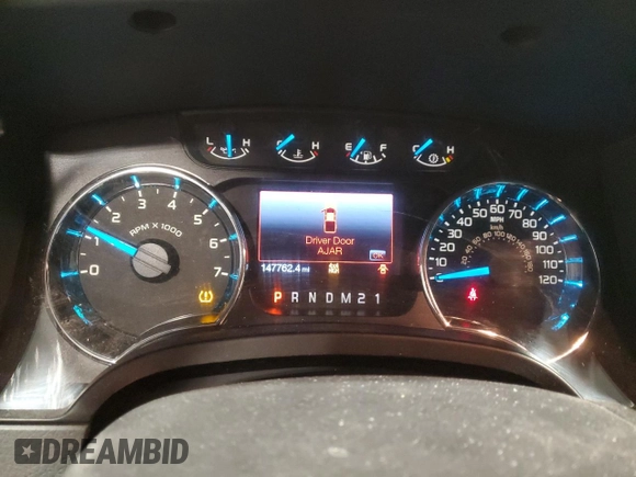 2013 Ford F-150 XL with VIN 1FTFX1ET3DKG27302, listed as a Copart auction lot 45194375 with 147,762 mi miles and Salvage Title. Bid and sale history available at carsss.com. Image 9.