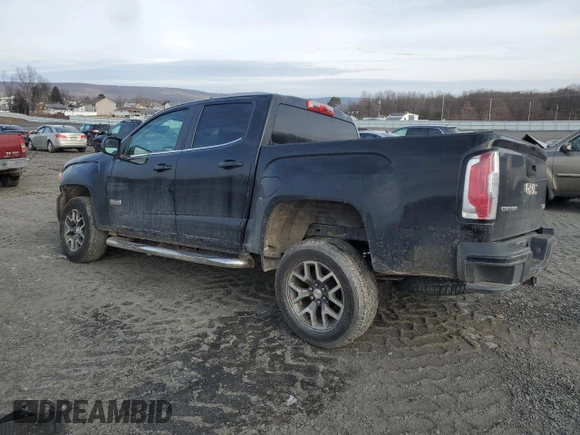 2015 GMC Canyon 4WD SLE with VIN 1GTG6BE34F1165547, listed as a Copart auction lot 43930715 with 124,970 mi miles and Salvage Title. Bid and sale history available at carsss.com. Image 2.