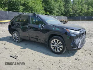 2023 Toyota RAV4 XLE Premium with VIN 2T3A1RFV0PC383809, listed as a Copart auction lot 59938405 with 33,206 mi miles and Salvage title. Bid and sale history available at DreamBid. Image 4.
