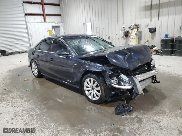 2015 Audi A4 Premium with VIN WAUBFAFL1FN012343, listed as a Copart auction lot 87179274 with 0 mi miles and Salvage Title. Bid and sale history available at carsss.com. Image 4.
