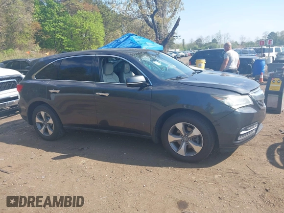 2014 Acura MDX with VIN 5FRYD3H23EB013573, listed as a IAAI auction lot 41524320 with 96,405 mi miles and . Bid and sale history available at DreamBid. Image 13.