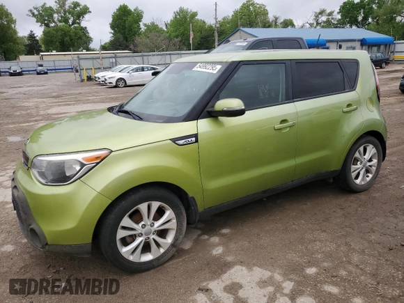 2014 Kia Soul + with VIN KNDJP3A54E7731556, listed as a Copart auction lot 54992295 with 183,008 mi miles and Clean Title. Bid and sale history available at DreamBid. Image 1.